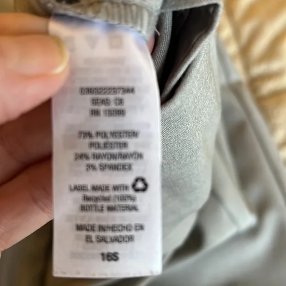 3 FOR $20 — light gray dress pants size 16S - Picture 3 of 6